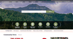 Desktop Screenshot of cityofmillvalley.org