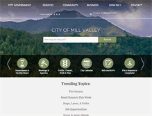 Tablet Screenshot of cityofmillvalley.org